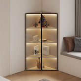 Simple Light Luxury Corner Cabinet Corner Triangle Right Angle Corner Corner Rack Living Room Bedroom Storage Floor Against The Wall